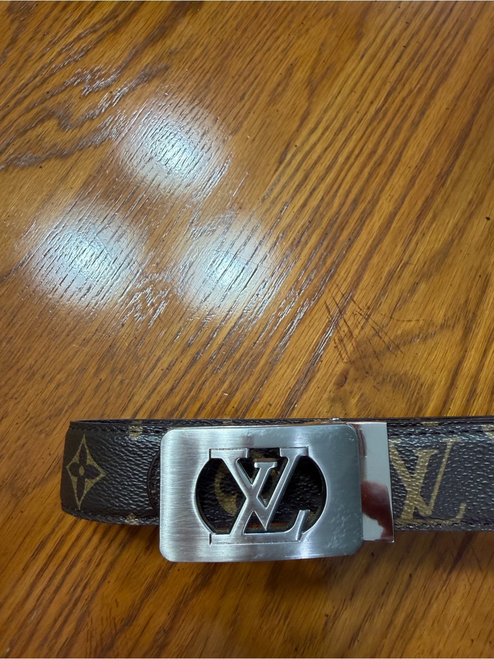 Designer Belt sz 48. To the first hole 42 unisex - Picture 5 of 11